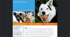 Desktop Screenshot of martinasdogs.com