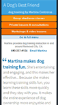 Mobile Screenshot of martinasdogs.com